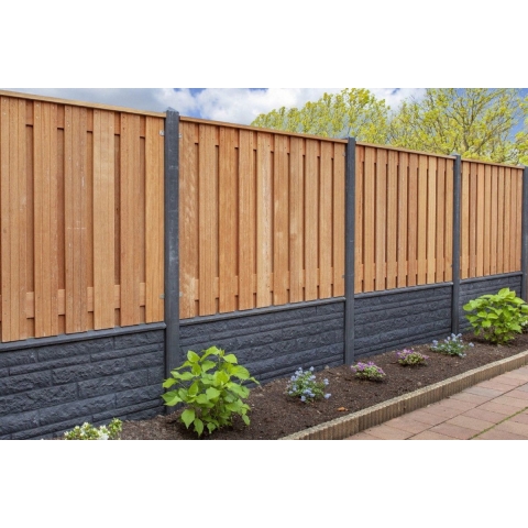 Berton paal Geul antraciet eindmodel 280 cm Tuindeco - Tuindeco