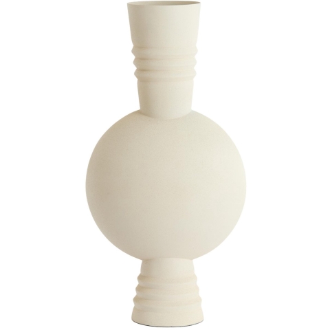 Light & Living Vaas Kavansi - Mat crème - 21x21x60cm