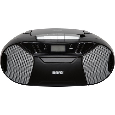 Imperial PBB 1 Compacte draagbare boombox met CD-speler, cassettedeck en FM-radio - 22-325-00
