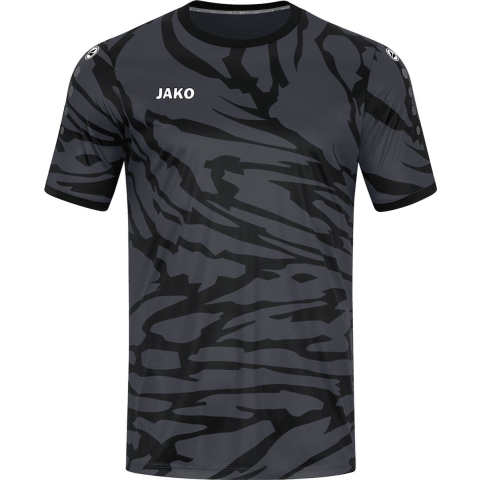 JAKO 4242 Shirt Animal Km - Antraciet/Zwart - M