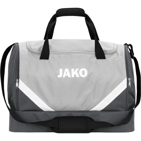 JAKO 2024 Sporttas Iconic Met Bodemvak - Zachtgrijs/Antra Light - L (ca. 85 Liter)