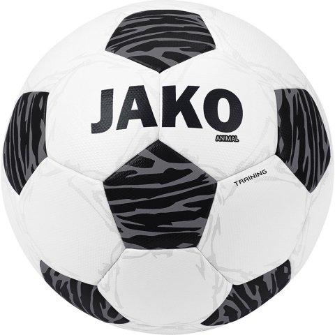 JAKO 2313 Trainingsbal Animal - Wit/Zwart/Steengrijs - 5