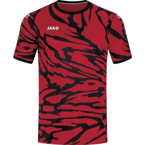 JAKO 4242 Shirt Animal Km - Sportrood/Zwart - L