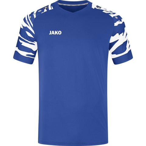 JAKO 4244 Shirt Wild Km - Sportroyal/Wit - XL