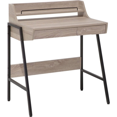 Beliani - BROXTON - Bureau - Lichte houtkleur - MDF
