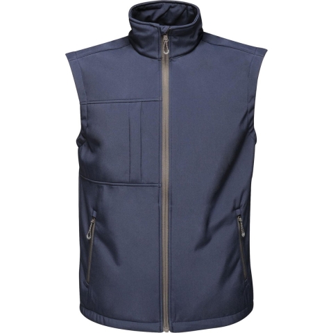 Ragetta RG848 Men´s Octagon II Printable Softshell Bodywarmer - Navy/Seal Grey (Solid) - XXL