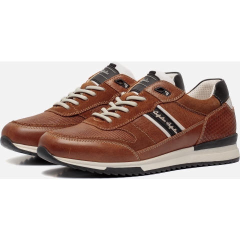 Australian Footwear Filmon DJA cognac combi Veterschoenen