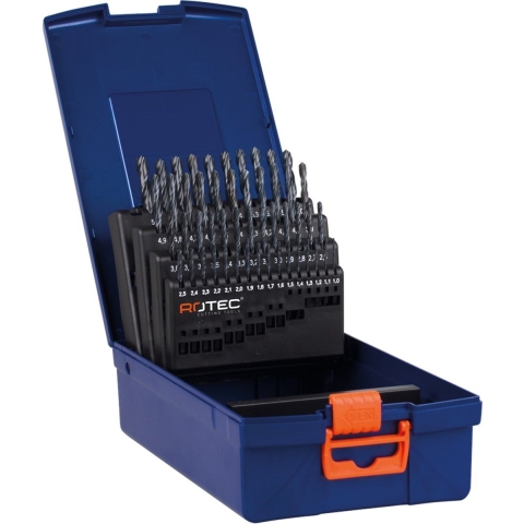 Rotec 50 dlg. Cassette Spiraalboren Gewalst 1,0-5,9x0,1 mm - 9000035