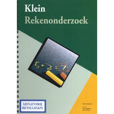 Klein rekenonderzoek (Hardback)