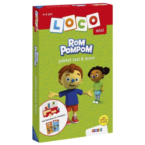 Loco mini rompompom pakket taal & lezen (Paperback)