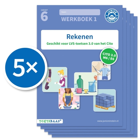 Rekenen werkboek 1 (Set van 5) (Paperback)