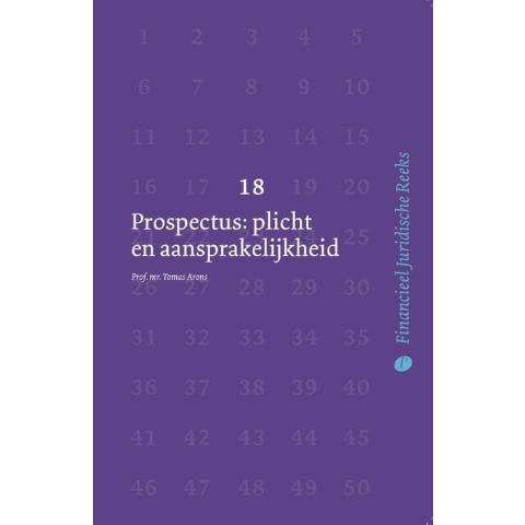 Prospectusaansprakelijkheid (Paperback)