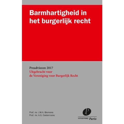 Barmhartigheid in het burgerlijk recht (Paperback)