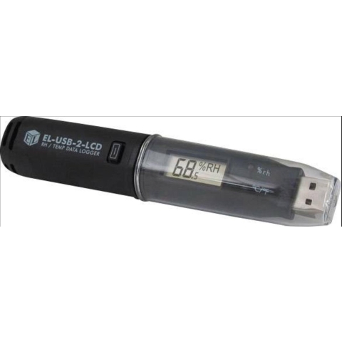 Lascar Electronics EL-USB-2-LCD EL-USB-2-LCD Multidatalogger Te meten grootheid Temperatuur, Luchtvochtigheid -35 tot 80 °C 0 tot 100 % Hrel