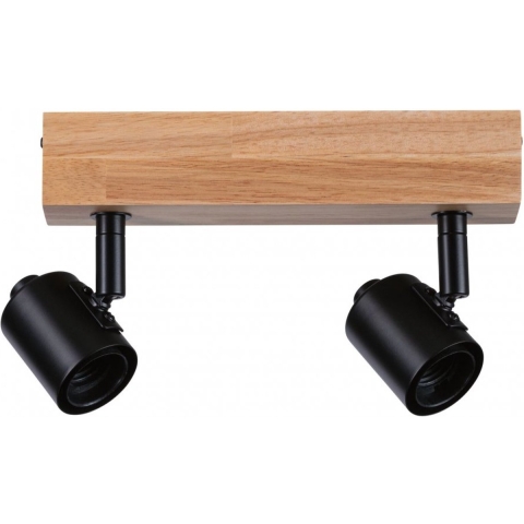 Paulmann Arvid 66771 Wandspot E27 Zwart, Hout (licht)