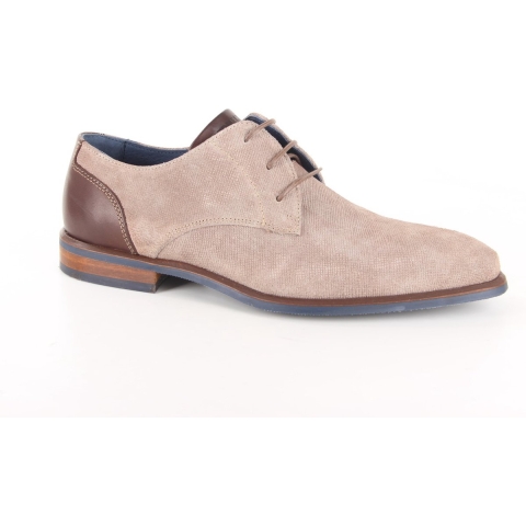 Berkelmans Arcos Sand Print Nette veterschoenen