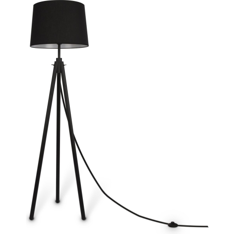 Maytoni - Vloerlamp Calvin - Zwart - Ø44
