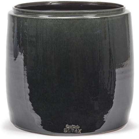 Serax Glazed Shades By Serax Bloempot SmallØ30 Donkergrijs