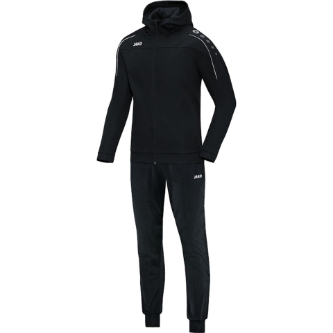 JAKO M9450 Polyesterpak Met Kap Classico - Zwart - XL