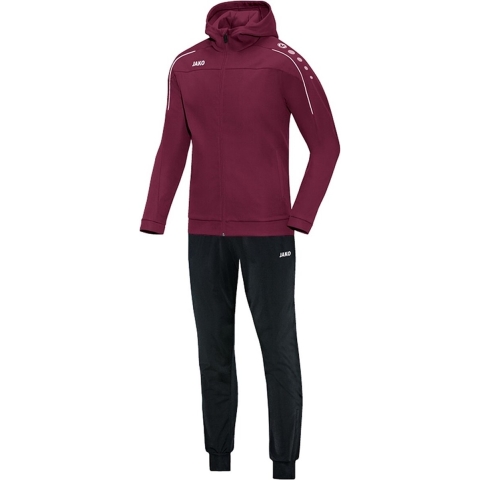 JAKO M9450D Polyesterpak Met Kap Classico Dames - Bordeaux - 40