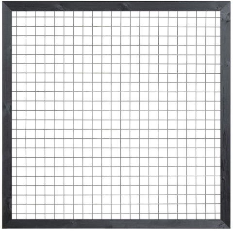 Gaaselement met kader zwart 180x180 cm Tuindeco - Tuindeco