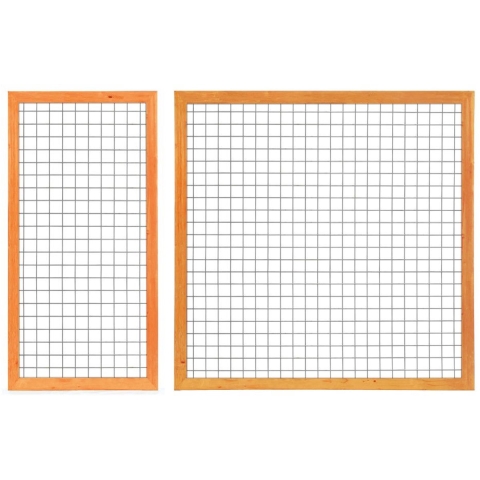 Gaaselement met kader Red Class Wood 90 cm Tuindeco - Tuindeco