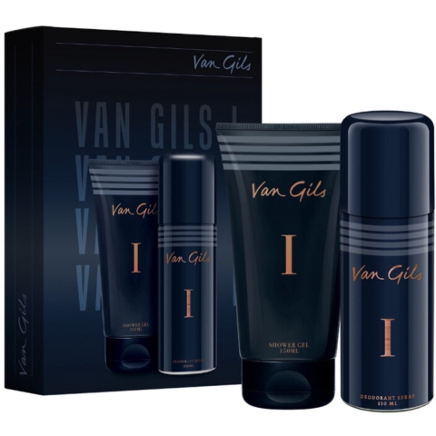 3x Van Gils Geschenkset I Deodorant 150 ml + Showergel 150 ml 1 set