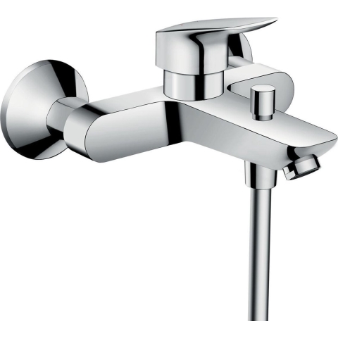 Hansgrohe logis badmengkraan - opbouw - eengreeps - chroom