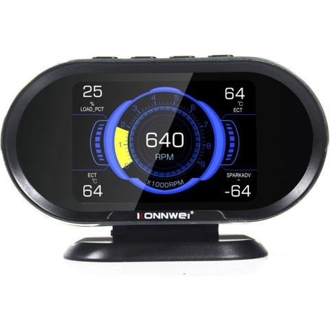 Konnwei KW206 HUD OBD2 Auto Diagnostische Scanner