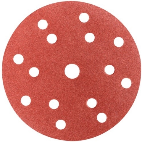 Metabo Accessoires Hechtschuurpapier | Ø 150 mm | multiperforatie | P 180 | hout en metaal (50 st.) - 626679000