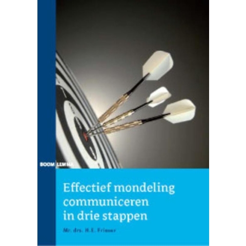 Effectief mondeling communiceren in drie stappen (Paperback)