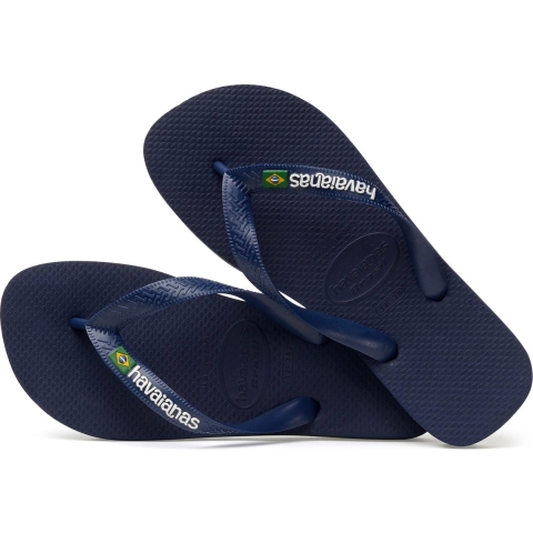 Havaianas Slippers - Brasil - Navy Blauw - Havaianas - 31/32 - Slippers