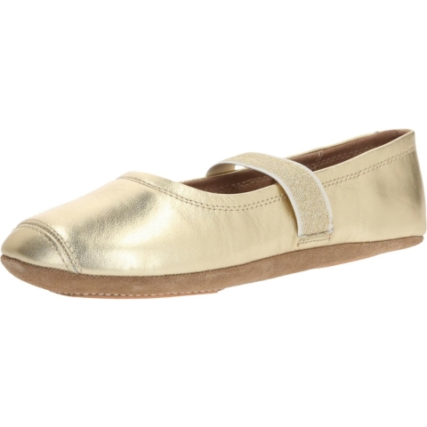 Bisgaard Ballerina Pantoffels - Goud - Bisgaard - 26 - Leren Slippers
