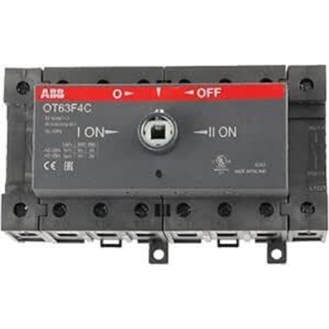 ABB OT63F4C Omkeerschakelaar 63 A 750 V Zwart 1 stuk(s)