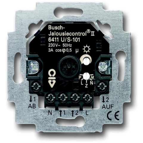 Busch-Jaeger 2CKA006410A0379 Inzetstuk Zwart 1 stuk(s)