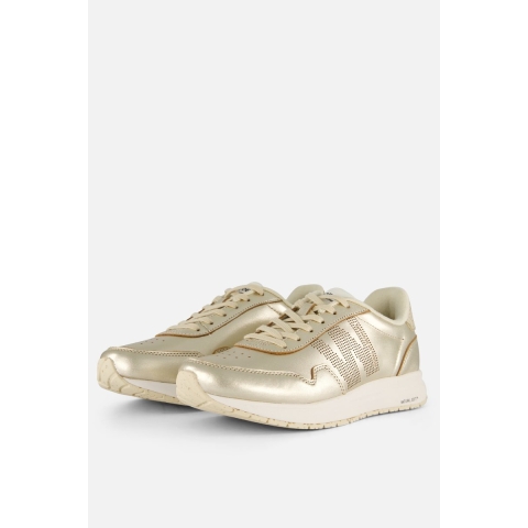Woden Nora Natural Soft Metallic Sneakers