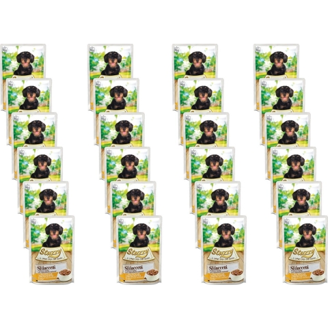 24x Stuzzy Hond Shreds Kip - Ham 100 gr