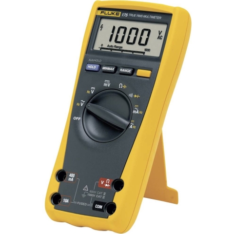 Fluke 175 Multimeter Kalibratie (ISO) Digitaal CAT III 1000 V, CAT IV 600 V Weergave (counts): 6000