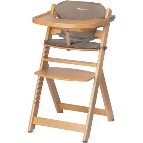 Bebeconfort Timba met verkleinkussen - Kinderstoel - Natural Wood - 6 maanden tot 10 jaar oud