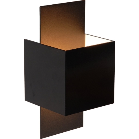 Lucide Cubo - Wandlamp - Zwart