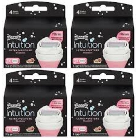 Wilkinson Intuiton - Ultra Moisture Mesjes - Voordeelverpakking 4 x 3 Stuks