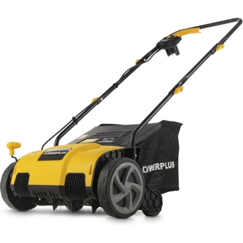 Powerplus elektrische verticuteerder POWXG75130 - 1300 W en 320 mm snijbreedte, 2-in-1 ventilator en elektrische verticuteerder voor je tuin