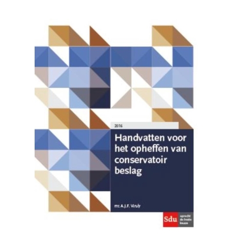Handvatten voor het opheffen van conservatoir beslag (Paperback)