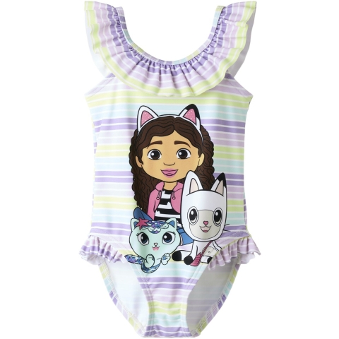 Name It Zwempak - NmfMelisa - Gabby - Orchid Bloom - Name It - 3-4 jaar (98-104) - Badmode