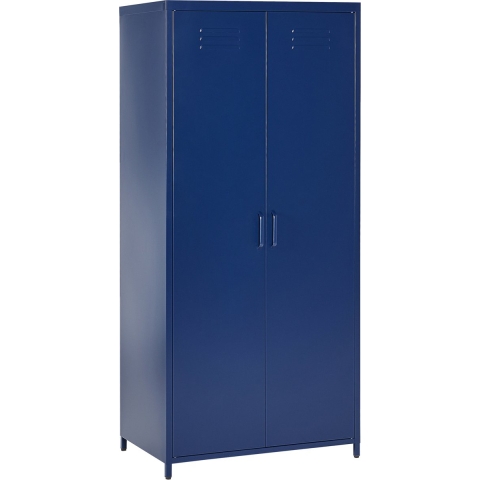 Beliani - VARNA - Kantoorkast - Marineblauw - Staal