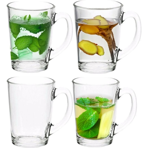 Luminarc Theeglas - 12x - transparant - glas - 8 x 11 cm - 320 ml - hittebestendig -