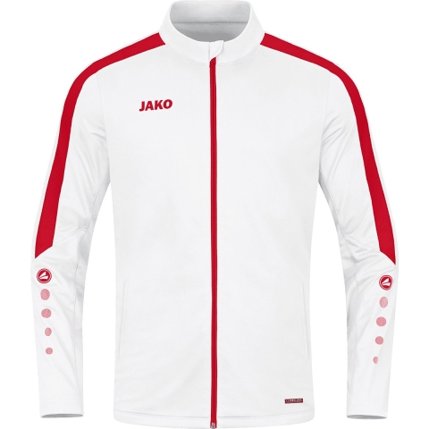 JAKO 9323K Polyestervest Power Kids - Wit/Rood - 128