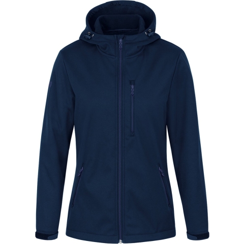 JAKO 7607D Softshelljas Premium Dames - Marine - 46