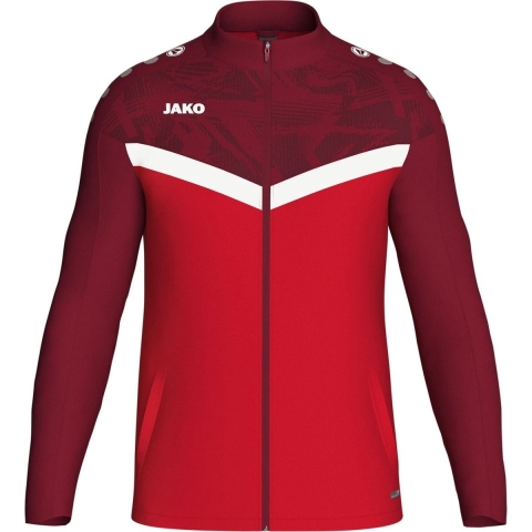 JAKO 9324 Polyestervest Iconic - Rood/Wijnrood - XXL