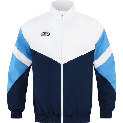 JAKO 9811 Vest Retro - Marine/Wit/Hemelsblauw - L
